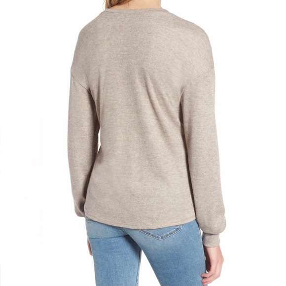 WAYF Lace Up Sweatershirt - Picture 4 of 7